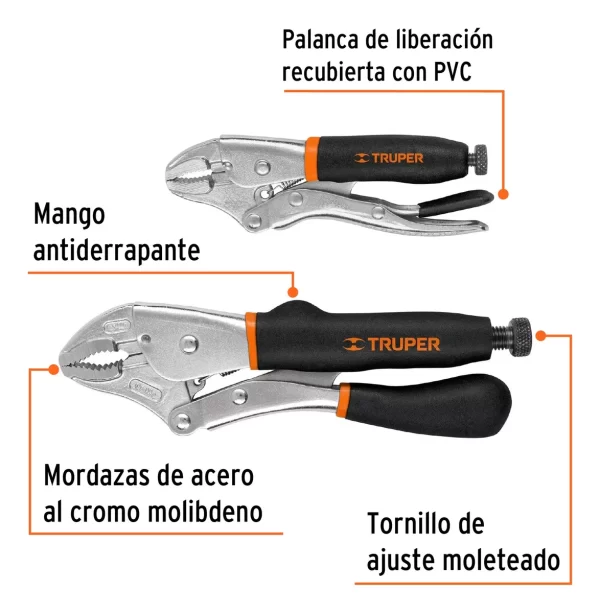 Juego De Dos Pinzas Curvas De Presión - Imagen 2