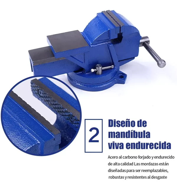 Tornillo De Banco 5 Pulgadas 5.3kg Pesado - Imagen 3