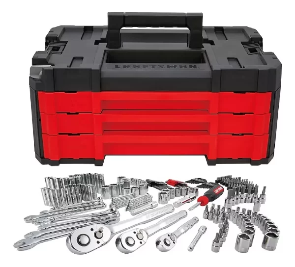 Caja Herramienta Mecanica Craftsman 230 Piezas 1/4 1/2 3/8