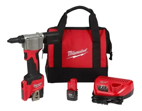 Remachadora M12 3/16 2550-22 Milwaukee