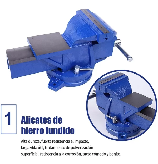 Tornillo De Banco 5 Pulgadas 5.3kg Pesado - Imagen 4