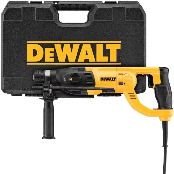 Taladro Rotomartillo 1'' 800w Dewalt D25260k-b3 Color Amarillo Frecuencia 50 Hz/60 Hz