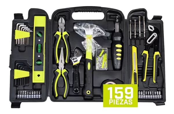 Set De Herramientas Manuales 159 Piezas Con Estuche Klatter