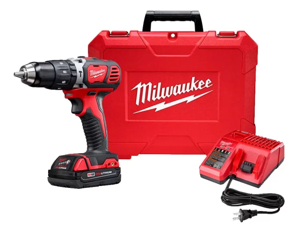 Kit De Taladro 1/2 PLG Milwaukee M18 + Accesorios